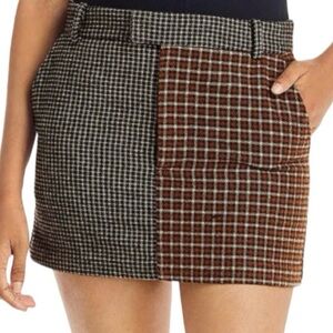 Rails Prim Pattern Block Mini skirt